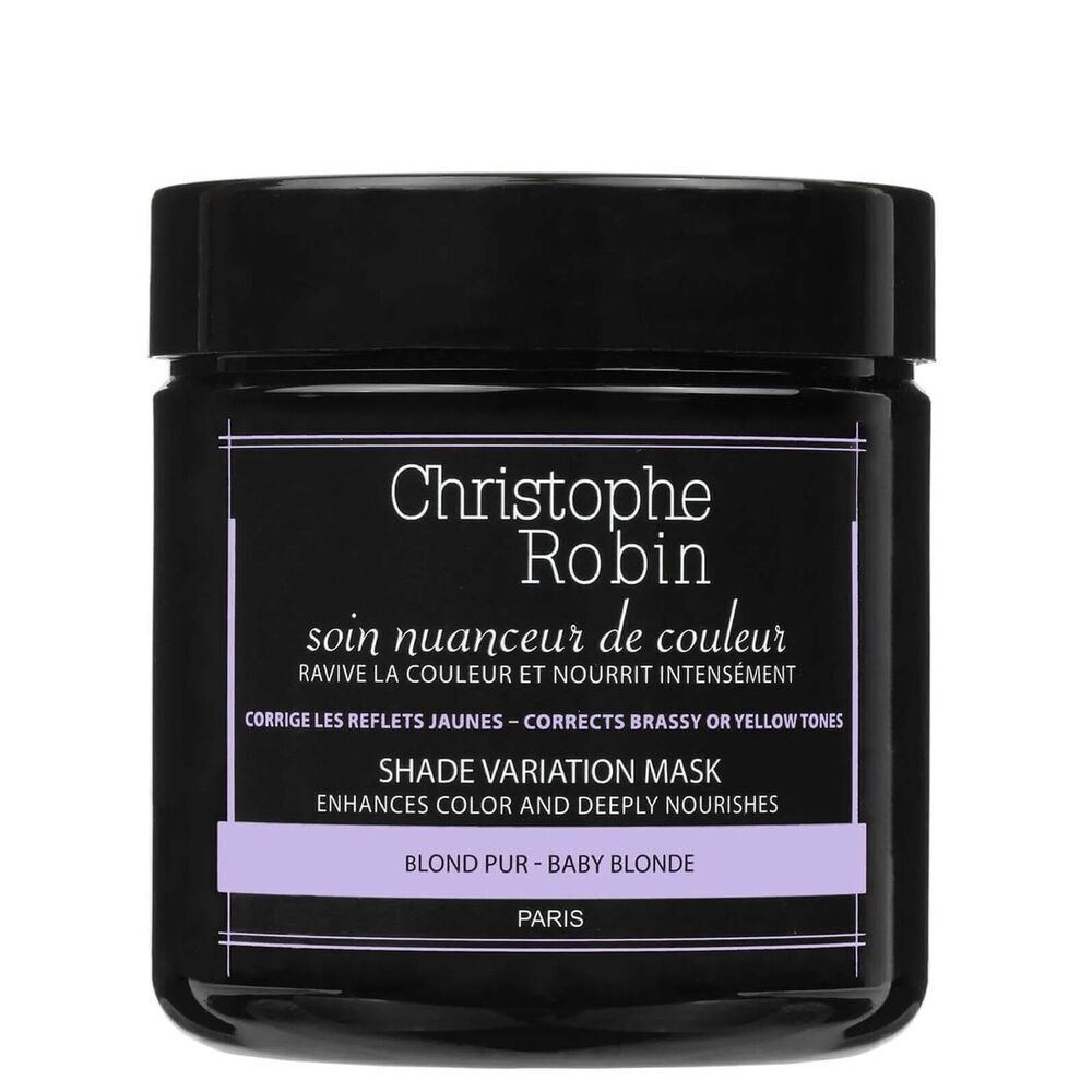 Christophe Robin Baby Blonde Shade Variation Mask - Purple Hair Treatment